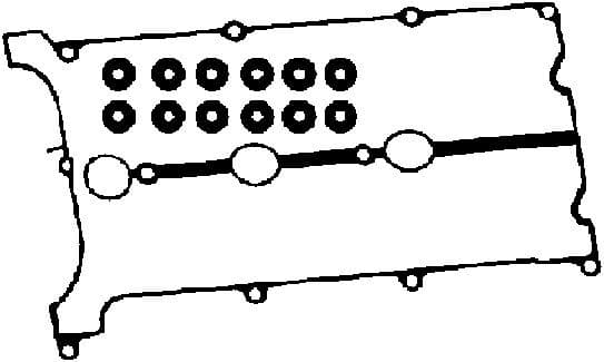 Gasket, cylinder head cover 440201P - image 2