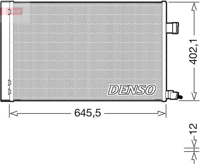 Condenser, air conditioning DCN11009