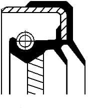 Shaft Seal, transfer case 01034860B - image 2