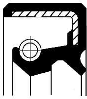 Shaft Seal, wheel hub 19016510B - image 2