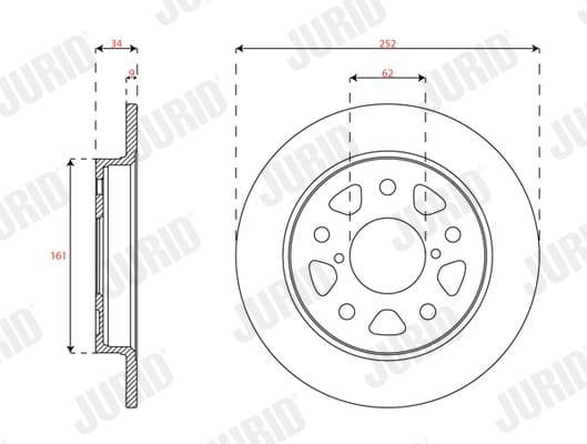 Brake Disc COAT+ 563585JC - image 2