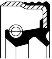 Shaft Seal, wheel hub 12020154B - image 5