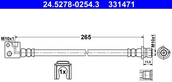 Brake Hose 24527802543