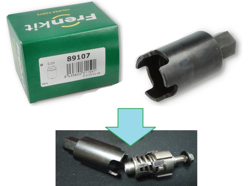 Suporto rankinio stabdžio mechanizmo išėmimo įrankis - 89107