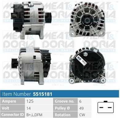 Alternator 5515181