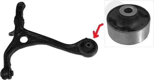 Silentblock front axle 87-08580