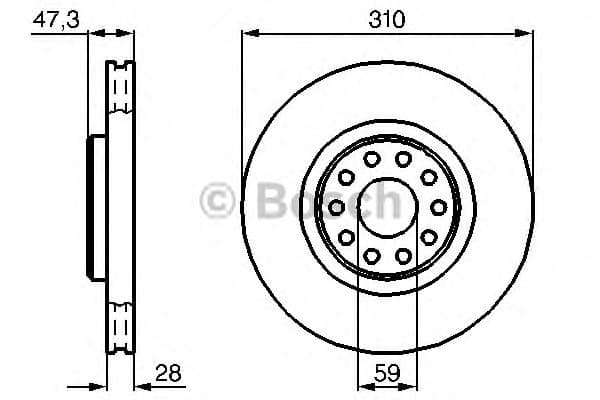 Brake Disc 0986478669