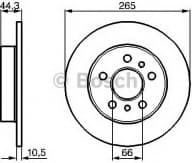 Brake Disc 0986478757