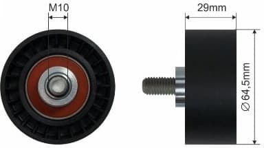 Tensioner belt DEX204