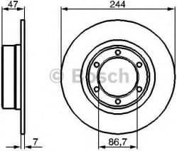 Brake Disc 0986478050