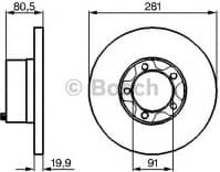 Brake Disc 0986478138