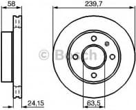 Brake Disc 0986478148