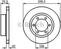 Brake Disc 0986478698