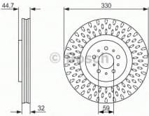Brake Disc 0986479593