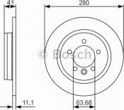 Brake Disc 0986479691