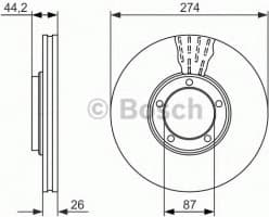 Brake Disc 0986479696