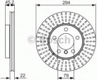 Brake Disc 0986479725
