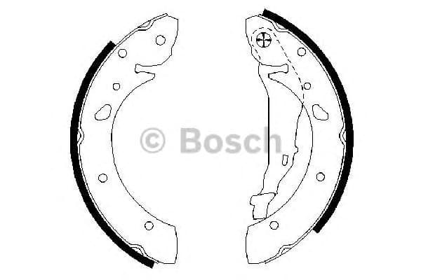 Brake Shoe Set 0986487572