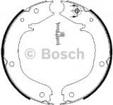 Brake Shoe Set, parking brake 0986487710