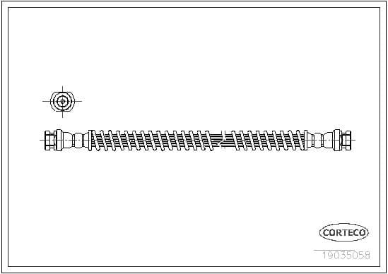 Brake Hose 19035058 - image 2