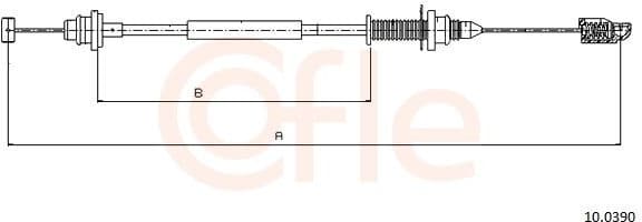 Accelerator Cable 92.10.0390