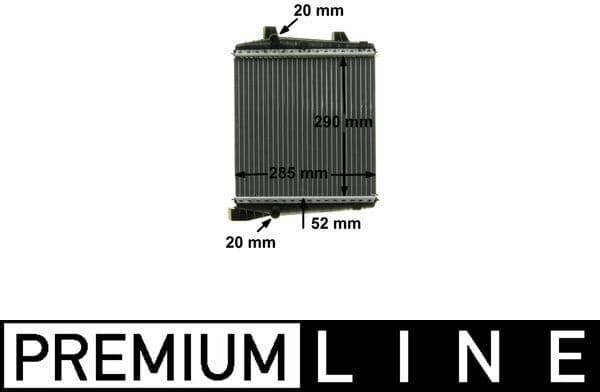 Radiator, engine cooling BEHR *** PREMIUM LINE *** CR 1186 000P