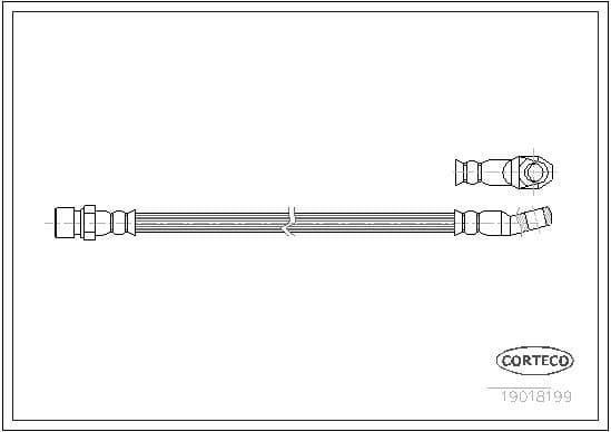 Brake Hose 19018199 - image 2