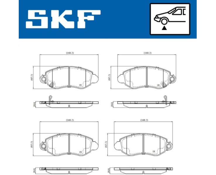 Brake Pad Set, disc brake VKBP80798A - image 2