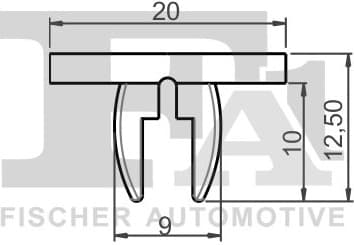 Clip, trim/protection strip 11-60009.10 - image 2
