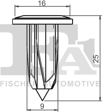 Clip, trim/protection strip 33-60004.10