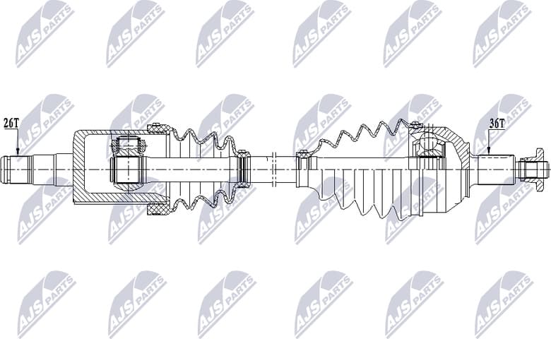 Drive Shaft NPW-VW-210