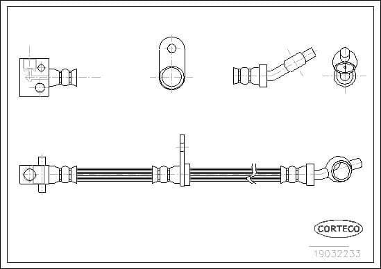 Brake Hose 19032233 - image 2
