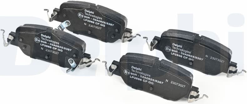 Brake Pad Set, disc brake LP3566 - image 2