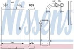 Heat Exchanger, interior heating ** FIRST FIT ** 70519