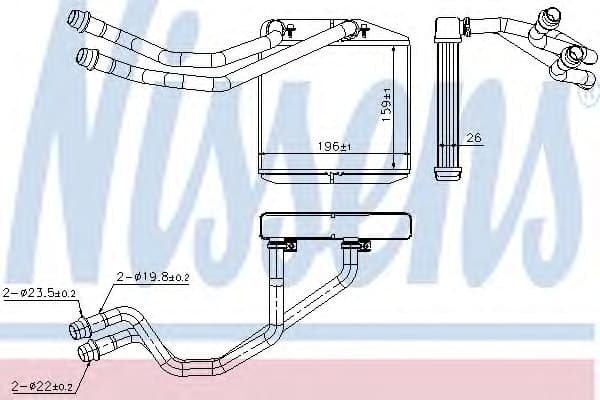 Heat Exchanger, interior heating 71163