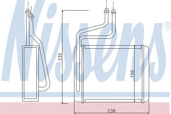 Heat Exchanger, interior heating 71744