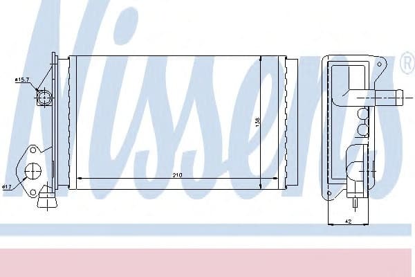 Heat Exchanger, interior heating 73964