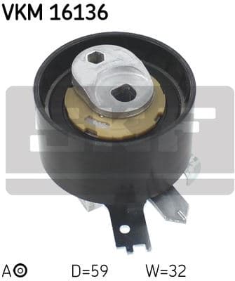 Tensioner Pulley, timing belt VKM 16136