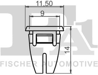 Clip, trim/protection strip 14-60002.25 - image 2