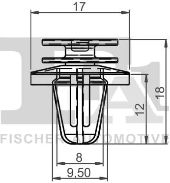 Clip, trim/protection strip 14-40018.10