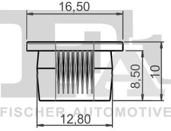 Clip, trim/protection strip 21-60006.5