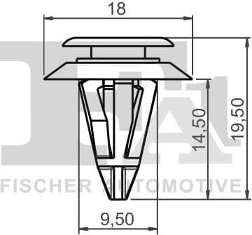 Clip, trim/protection strip 11-40012.10 - image 2