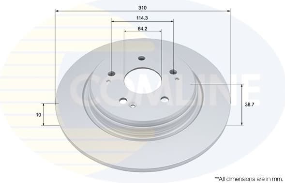 Brake Disc COATED ADC4083 - image 2