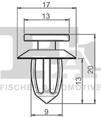 Clip, trim/protection strip 21-40061.10 - image 2