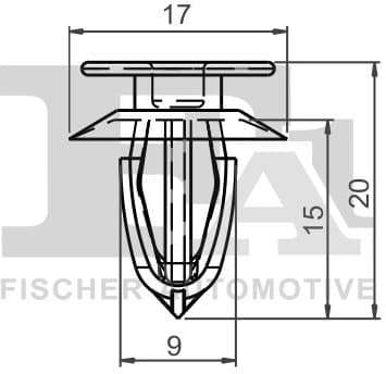 Clip, trim/protection strip 12-40028.25