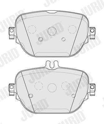 Brake Pad Set, disc brake 574034J