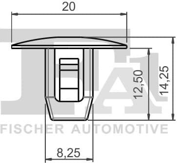 Clip, trim/protection strip 79-10006.10 - image 2