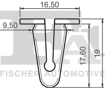 Clip, trim/protection strip 11-60033.25 - image 2