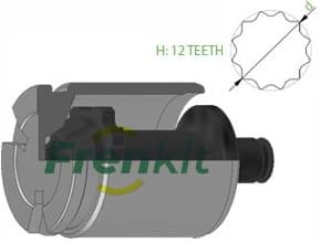 Piston, brake caliper K365201