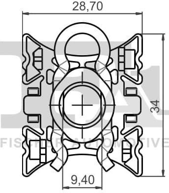 Sliding Shoe, window regulator 10-40088.5 - image 2